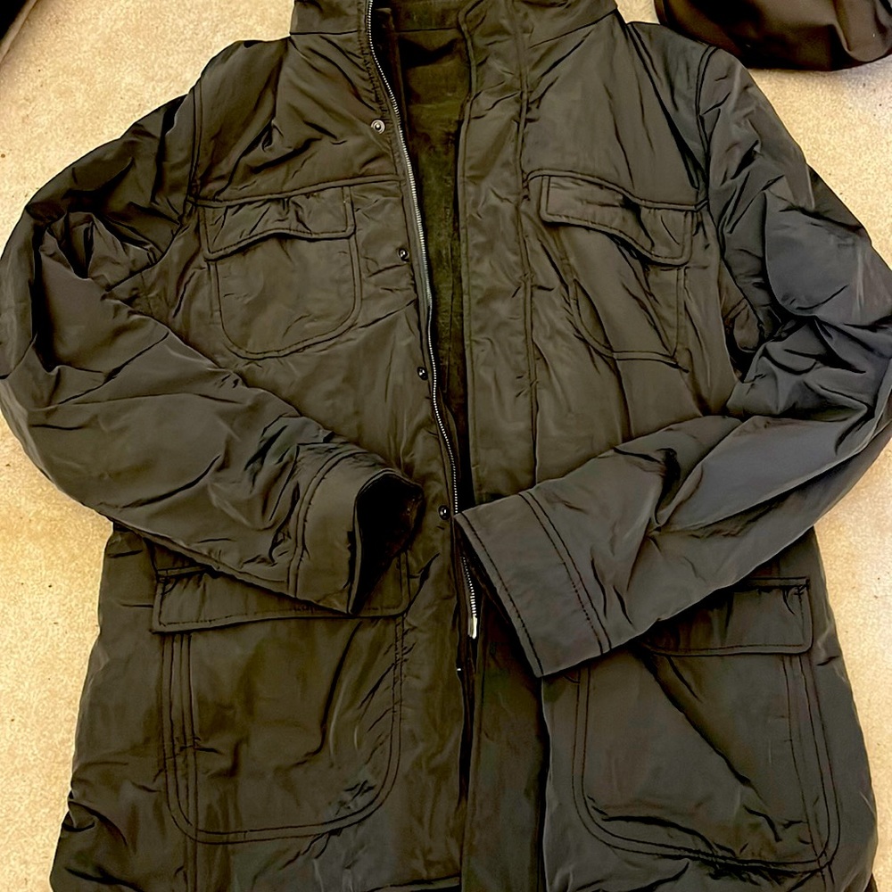 Wool Jacket With Reversible Rain Side - image 2